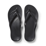Kids - Arch Support Thongs - Black